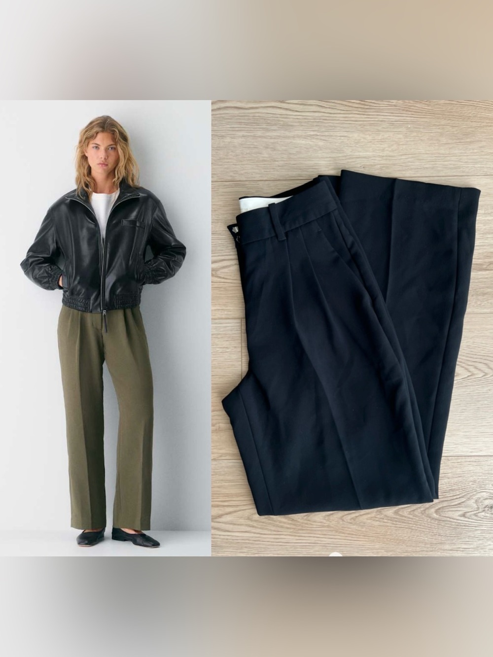 NWOTS Aritzia The Effortless Pant™ Curve-Fit - Crepette™ Sz 2 Black - Picture 2 of 13